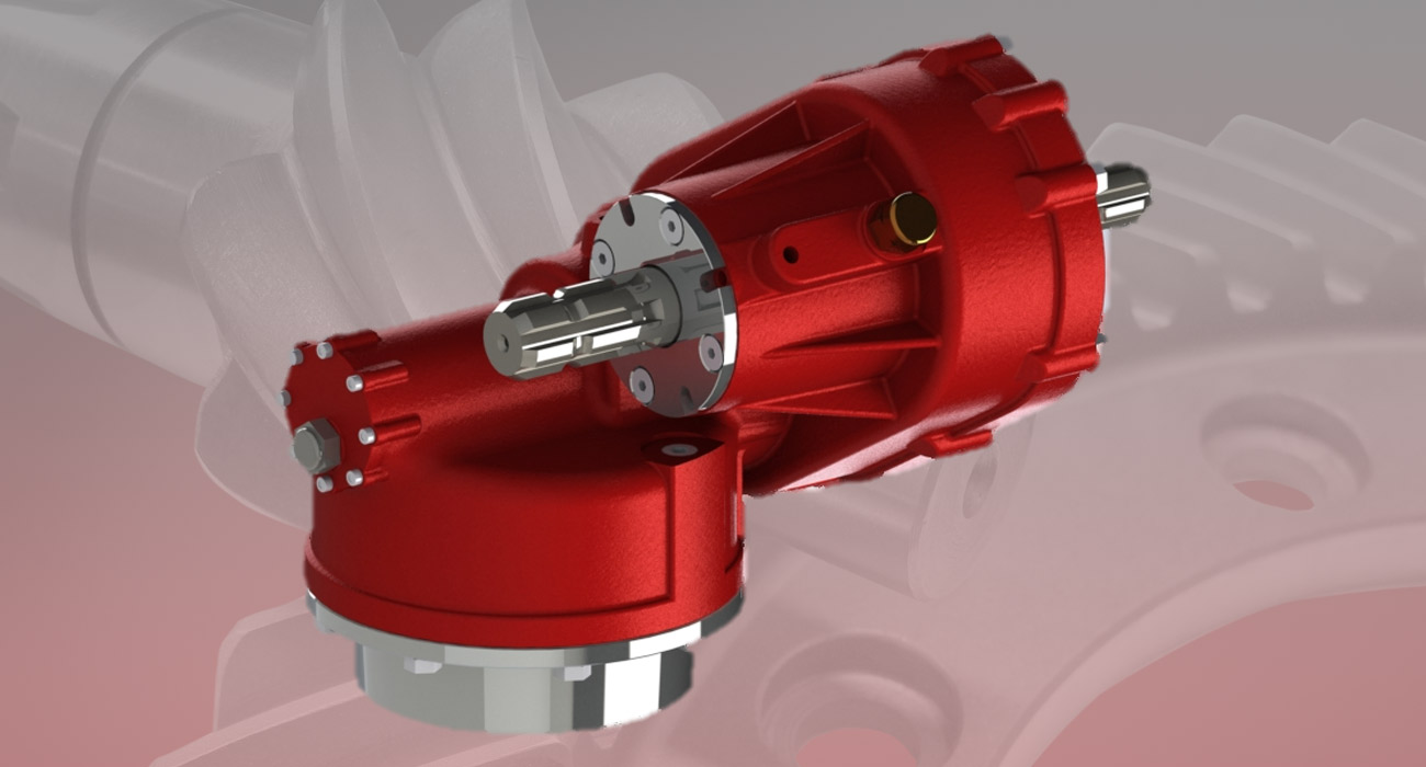 Riduttori per erpici rotanti - Serie EC110/EC130 (ASSI ORTOGONALI)