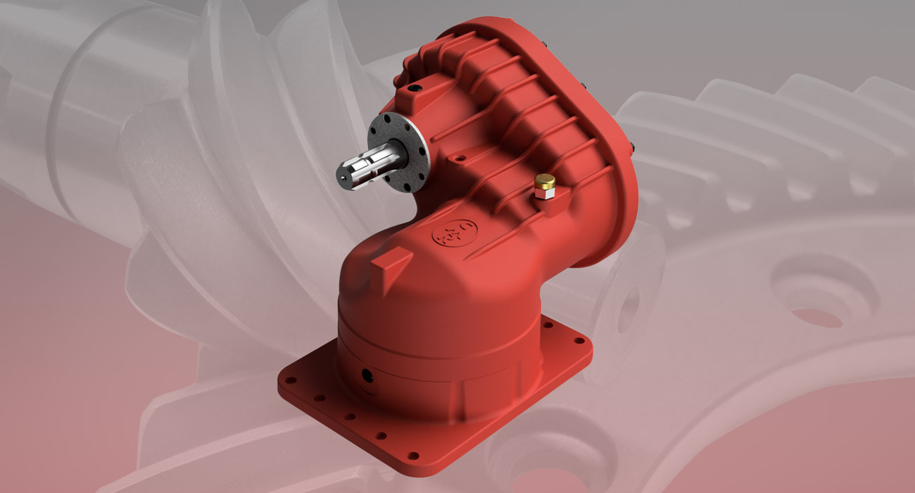 Reducers for rotary harrows - Series EC220 (ORTHOGONAL SHAFTS)