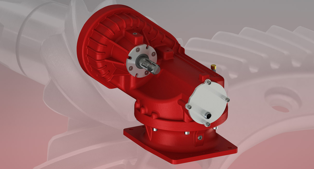 Reducers for rotary harrows - Series EC300 (ORTHOGONAL SHAFTS)