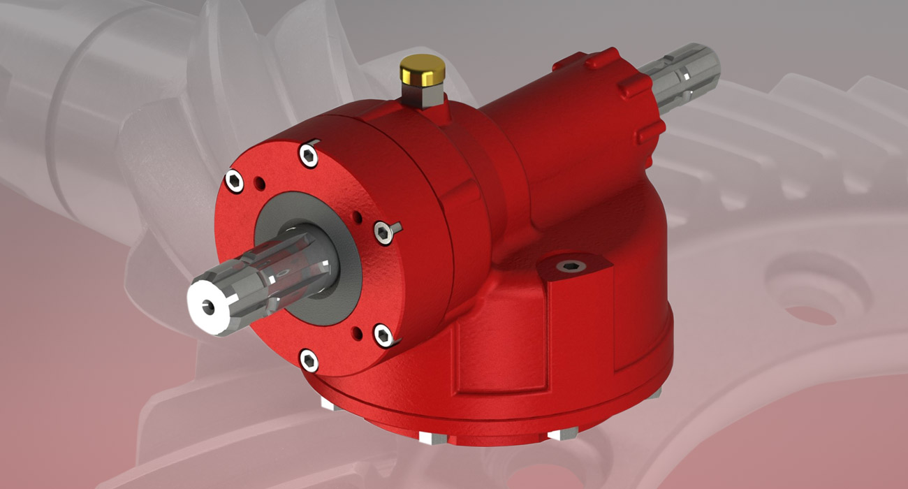 Reducers for rotary harrows - Series EM100/EM130 (ORTHOGONAL SHAFTS)