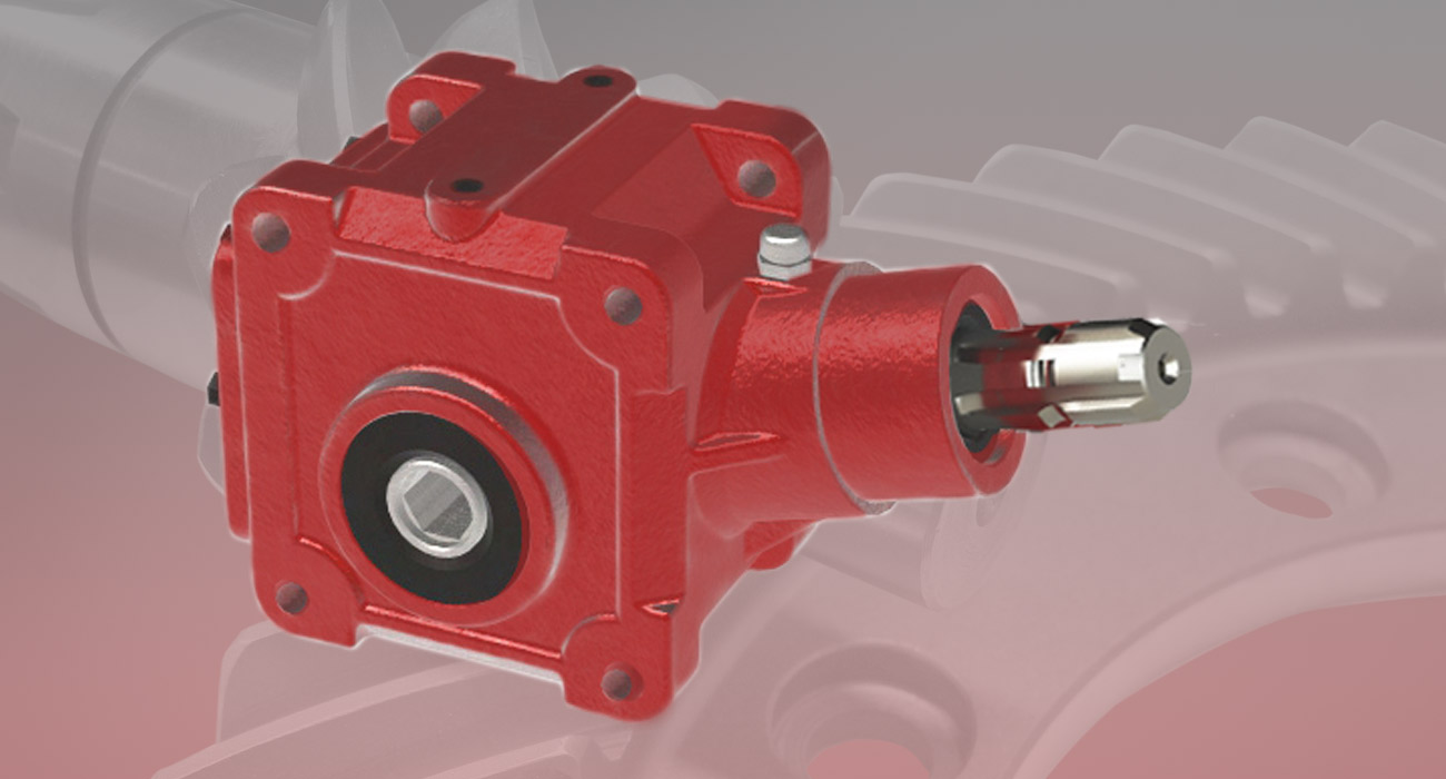 Reducers for rotary tedders - Series G18 (ORTHOGONAL SHAFTS)