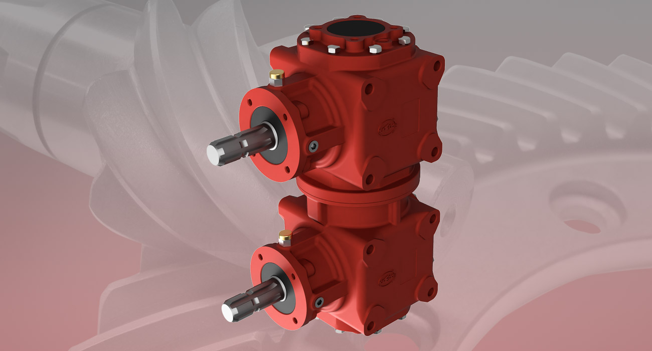 Reducers for sprayers - Series O18/O21/O24 (ORTHOGONAL SHAFTS)