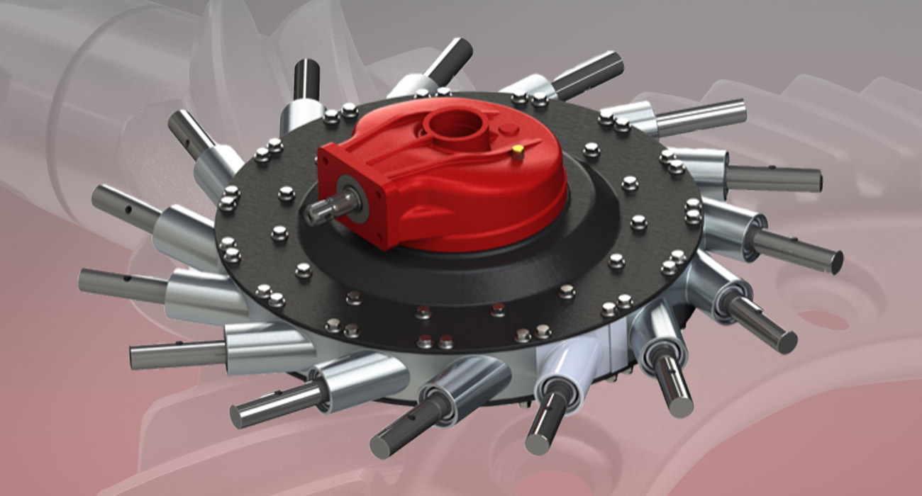 Reducers for rotary rakes - Series S13/S14/S15/ (ORTHOGONAL SHAFTS)