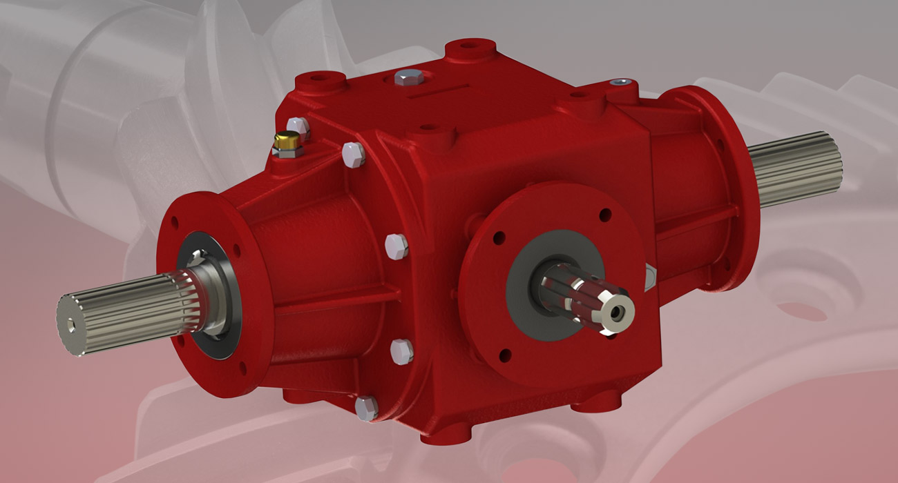 Reducers for shredders/bales - Series T92 (ORTHOGONAL SHAFTS)