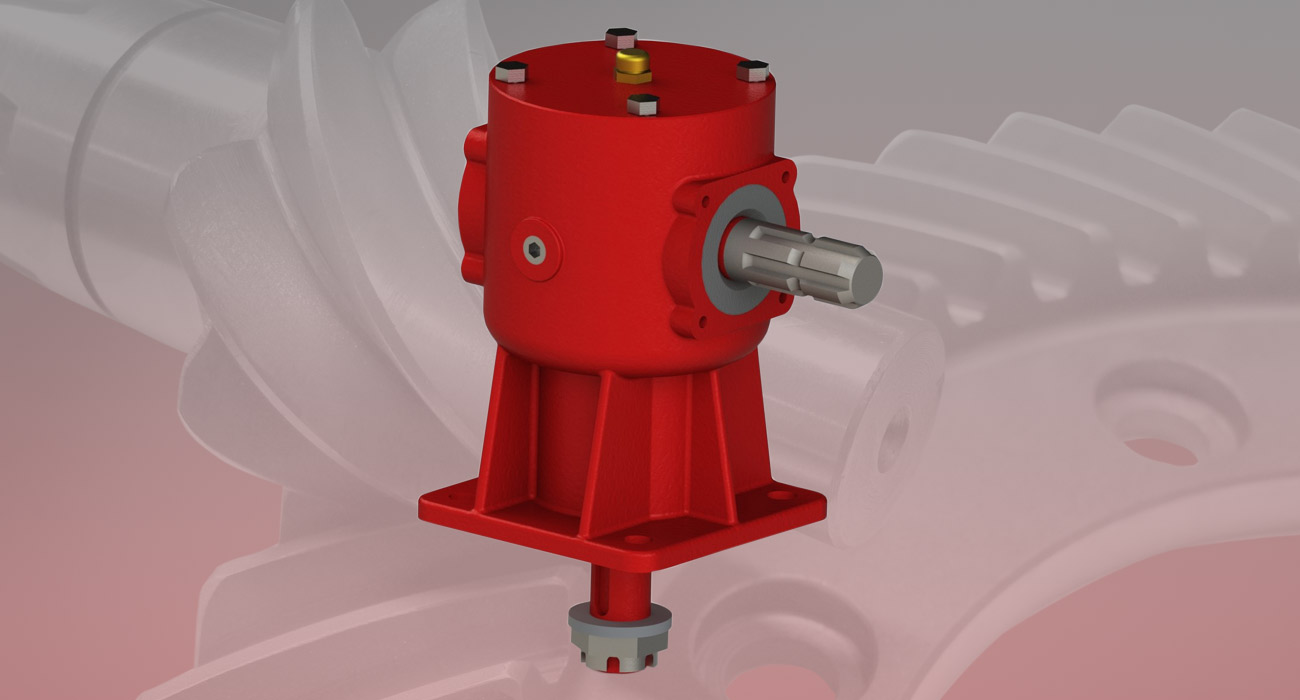 Reducers for rotary cutters - Series V25/V50/V53/V60/V73 (ORTHOGONAL SHAFTS)