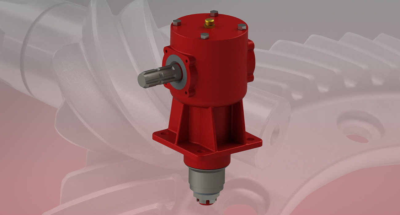 Reducers for rotary cutters - Series V30 (ORTHOGONAL SHAFTS)